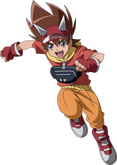 A transparent image of Max from Dinosaur King. He runs forward toward the camera.